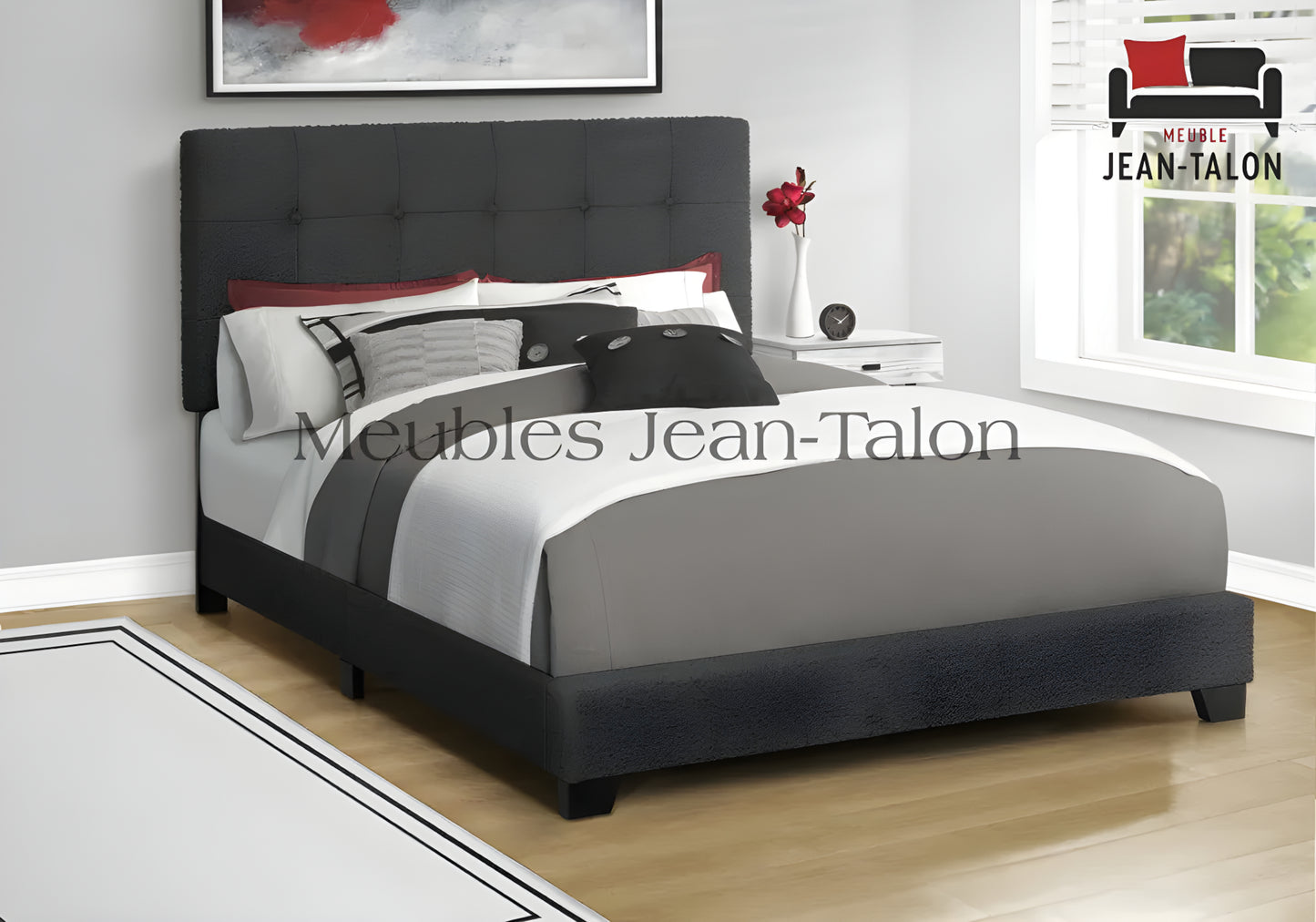 ANNECY™ – BOUCLÉ UPHOLSTERED BED – I-5801Q