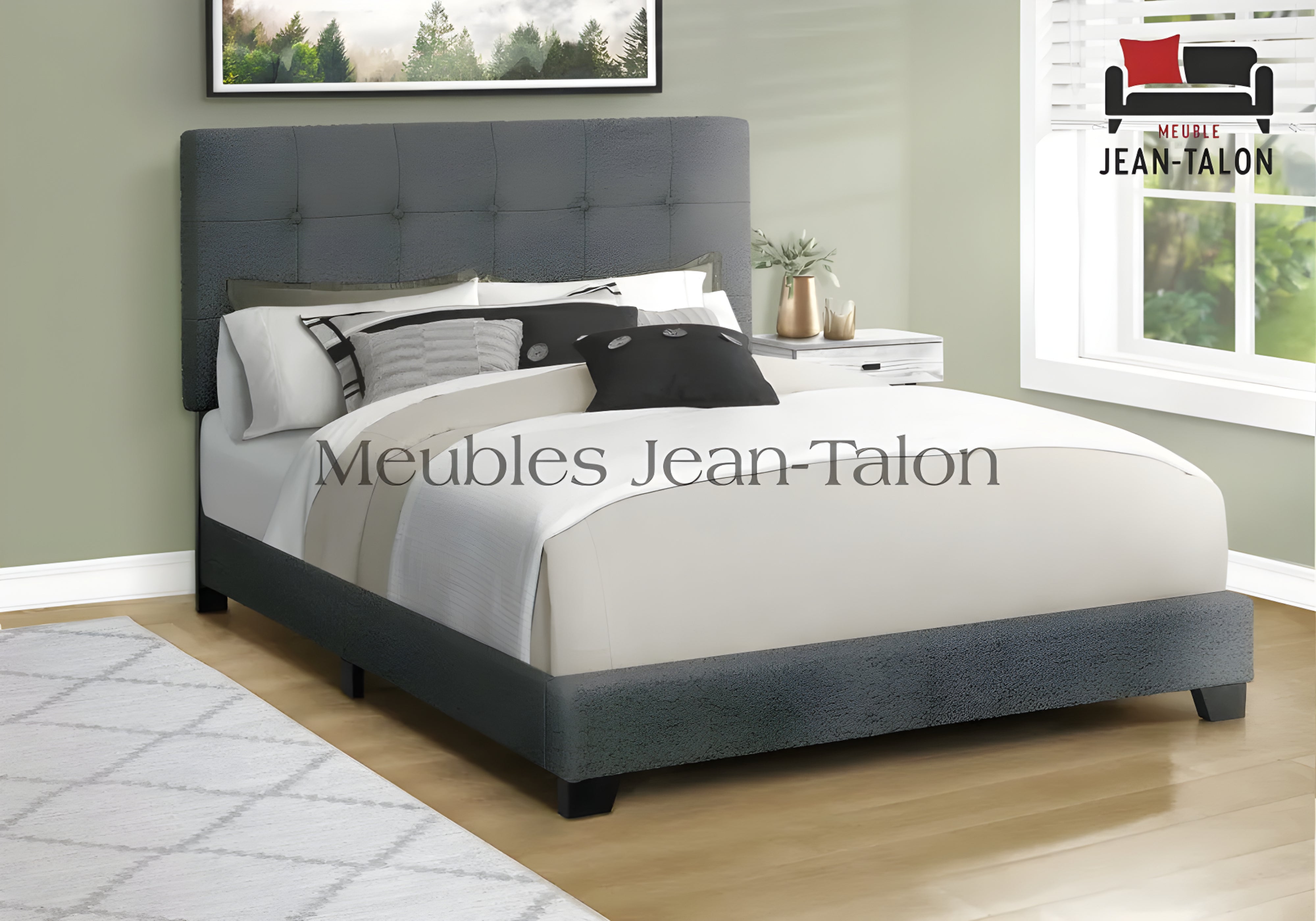 ANNECY™ – BOUCLÉ UPHOLSTERED BED – I-5801Q