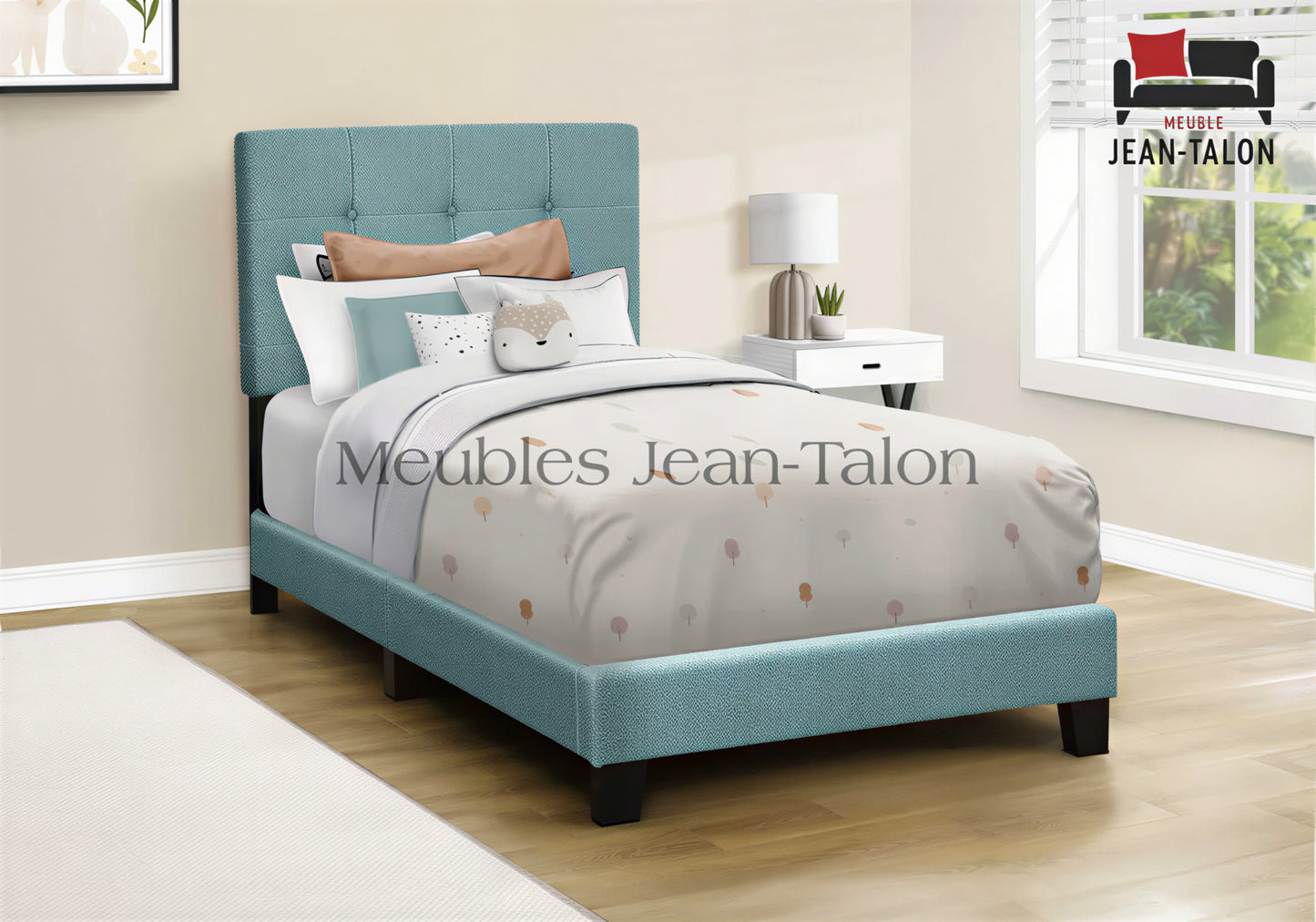 ASTON BOUCLÉ™ – UPHOLSTERED SINGLE BED – I-5805T