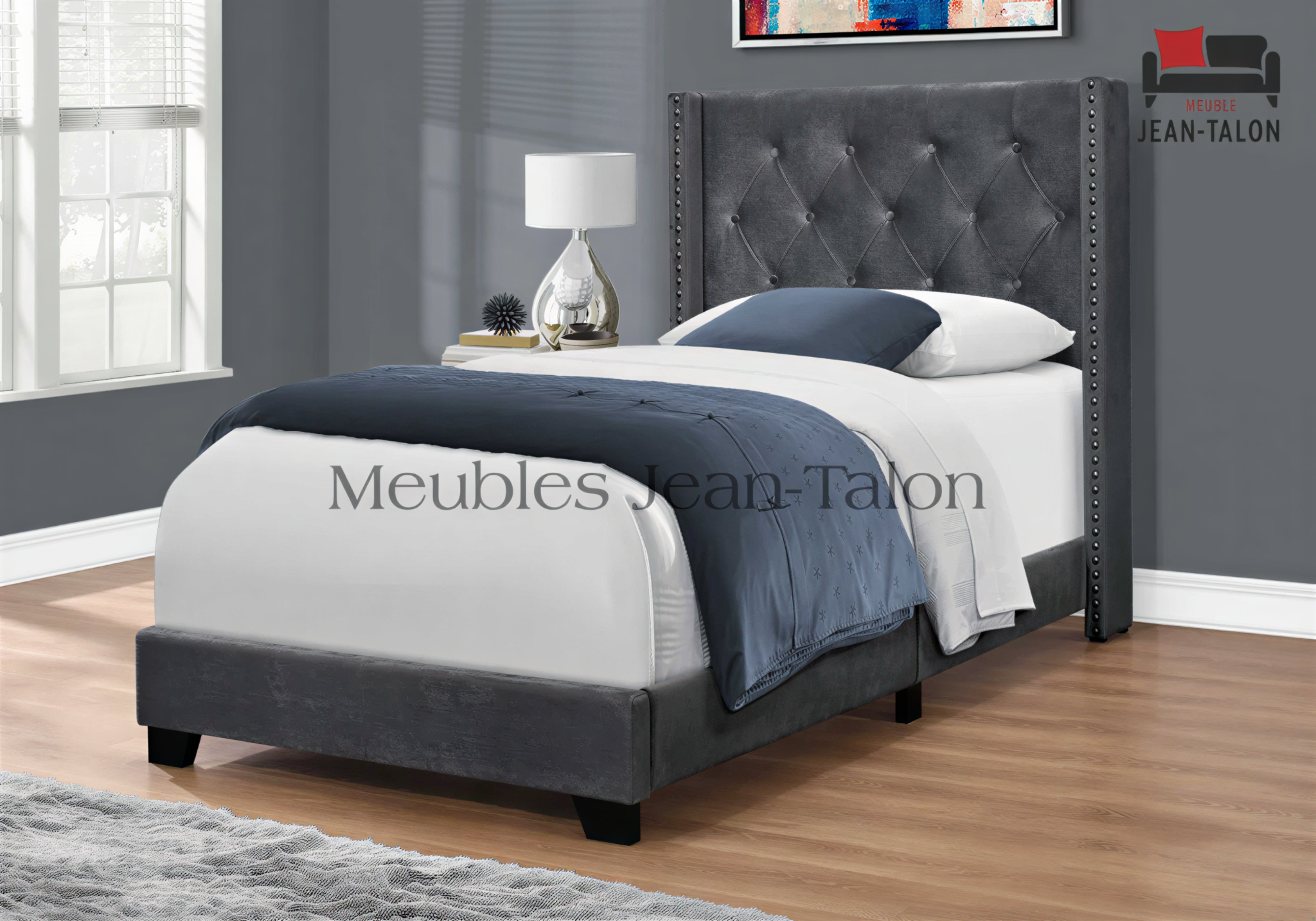 ASTORIA WING™ – UPHOLSTERED SINGLE BED – I-5986T