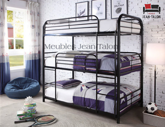 METRIX™ – TRIPLE SINGLE METAL BUNK BED – B-503