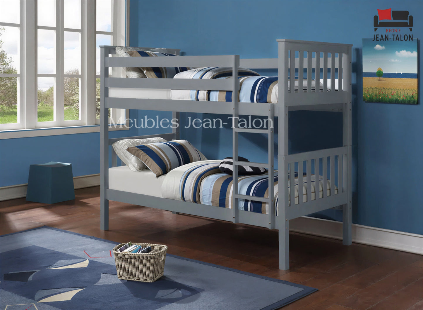 RIDGEMONT™ – SINGLE OVER SINGLE BUNK BED – B-101E