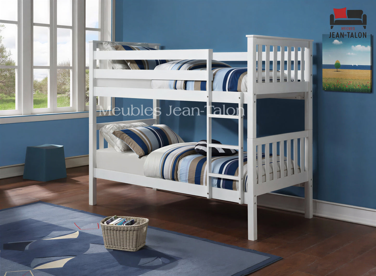 RIDGEMONT™ – SINGLE OVER SINGLE BUNK BED – B-101E