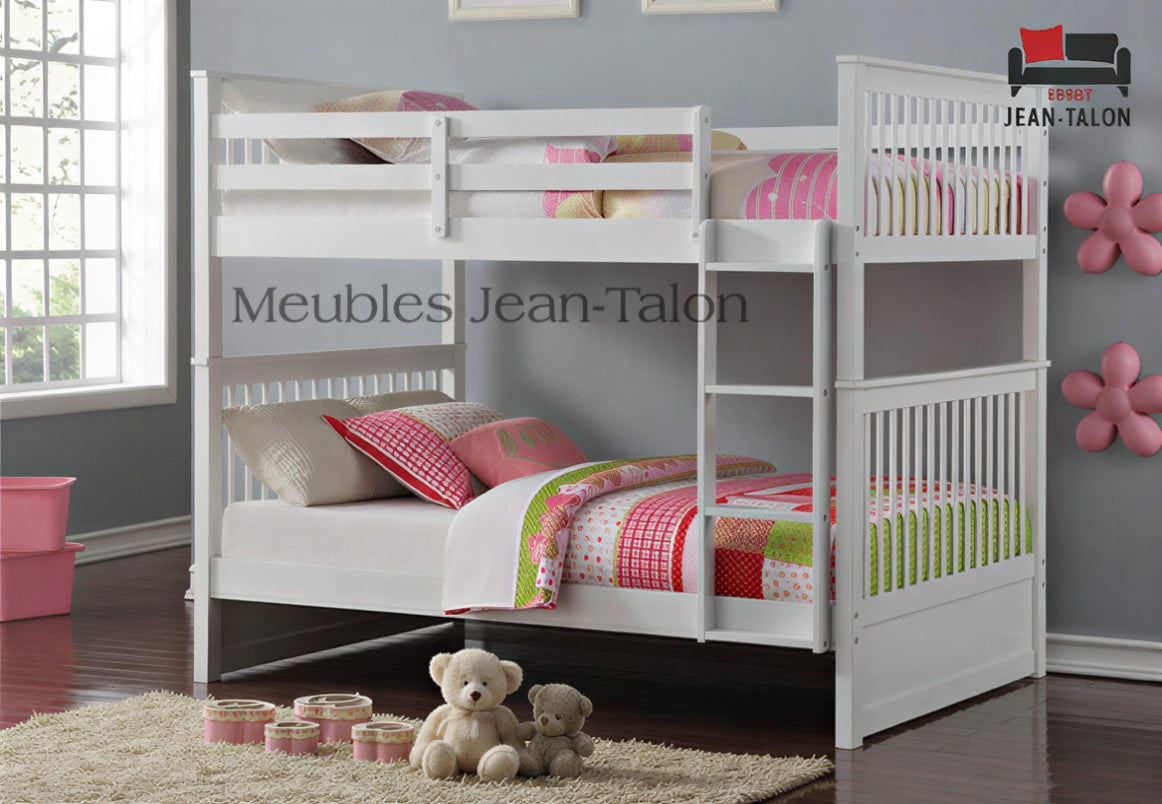 VALENTIS™ – DOUBLE OVER DOUBLE WOOD BUNK BED – B-123E