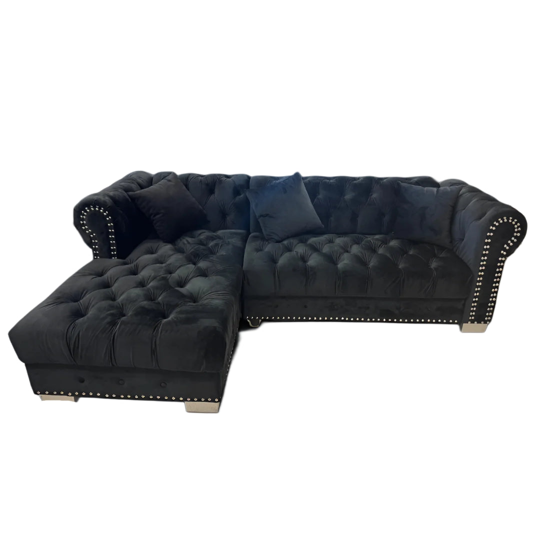 MajestiLuxe™ Velvet Sectional Sofa Set – 6247