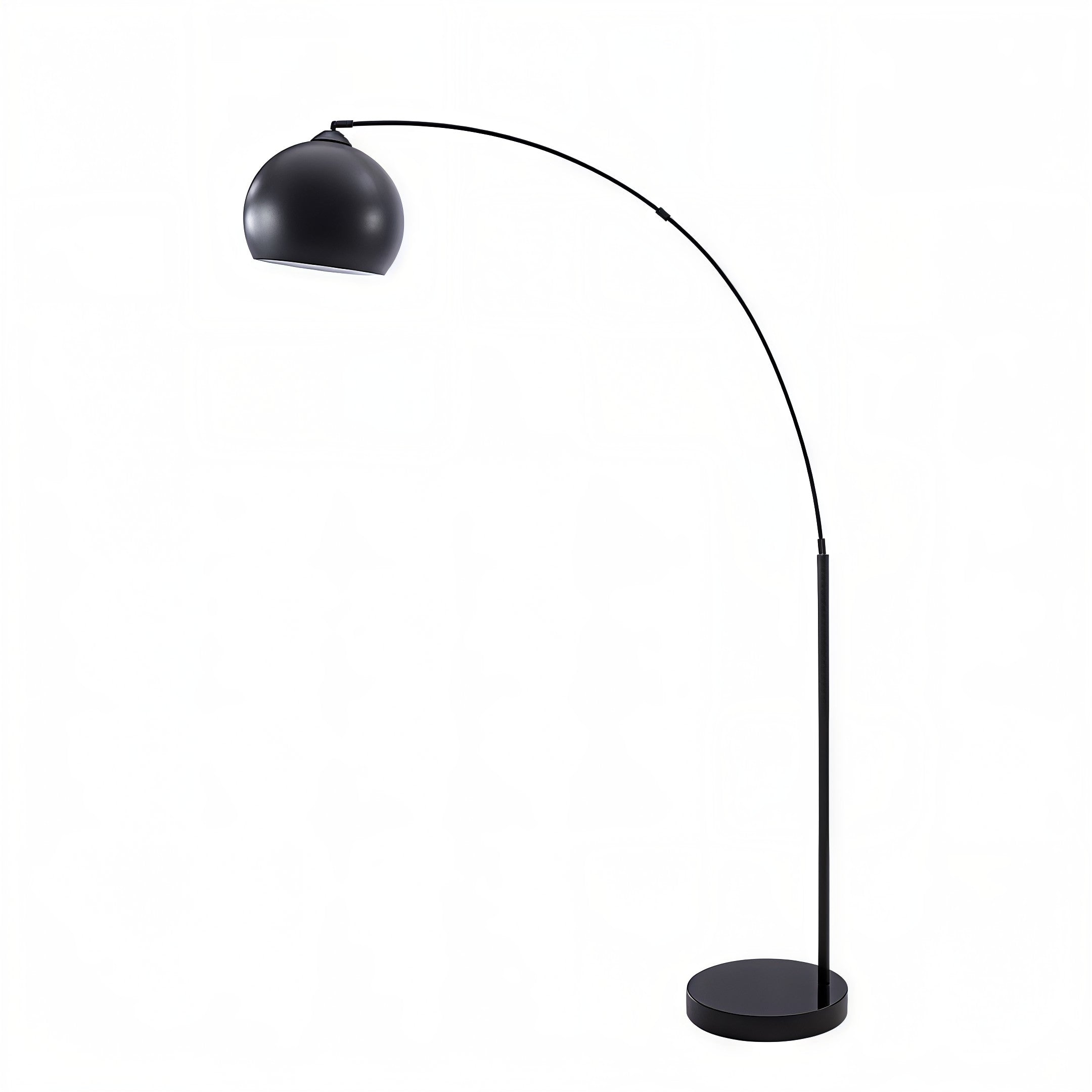 AUREX ARC™ – MODERN BLACK METAL FLOOR LAMP – I 9634