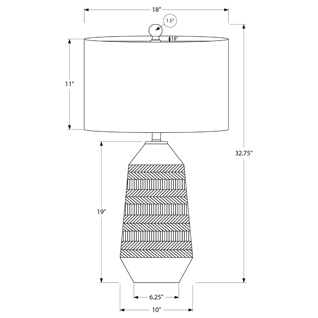 SERENZA FORMA™ – CONTEMPORARY CERAMIC TABLE LAMP – I 9613