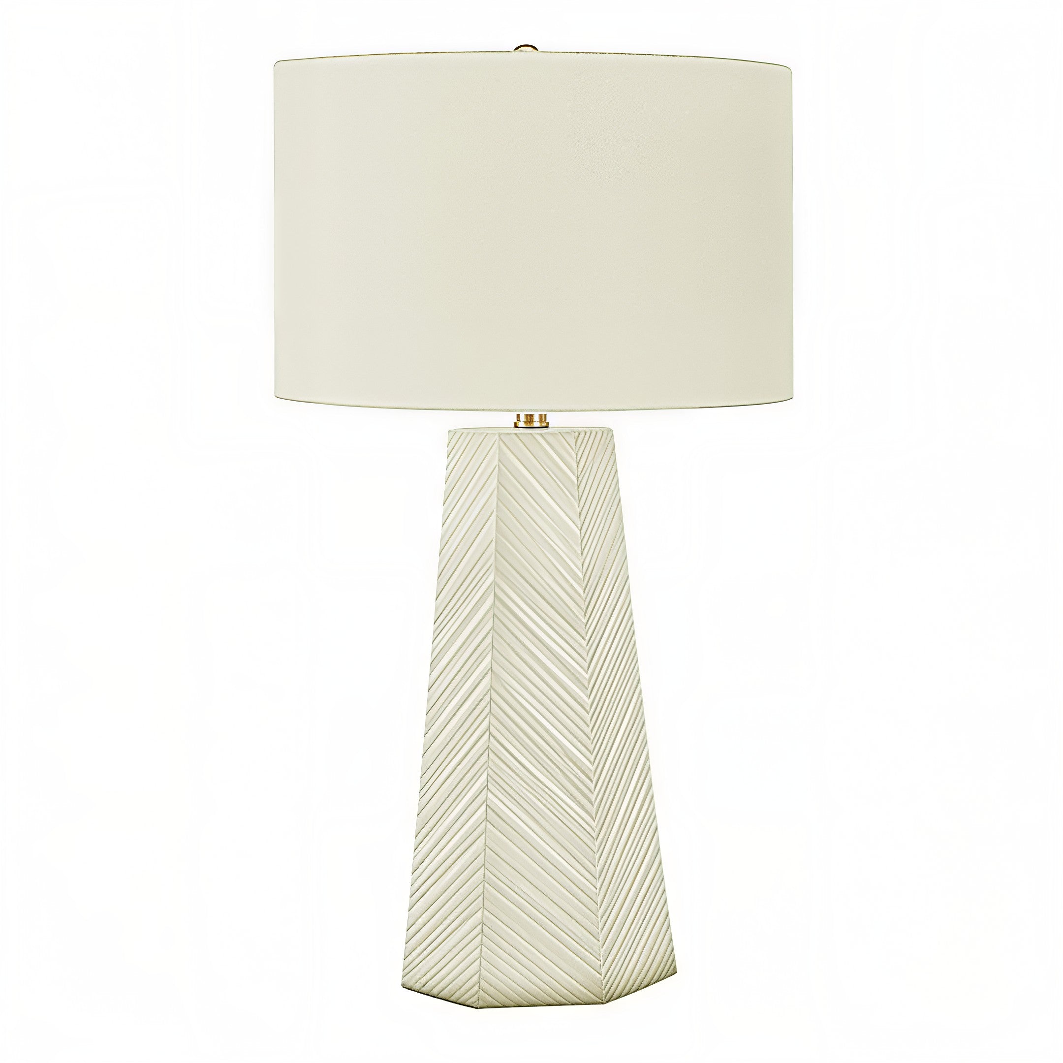 AXIOM CHEVRON™ – GEOMETRIC CERAMIC TABLE LAMP – I 9614