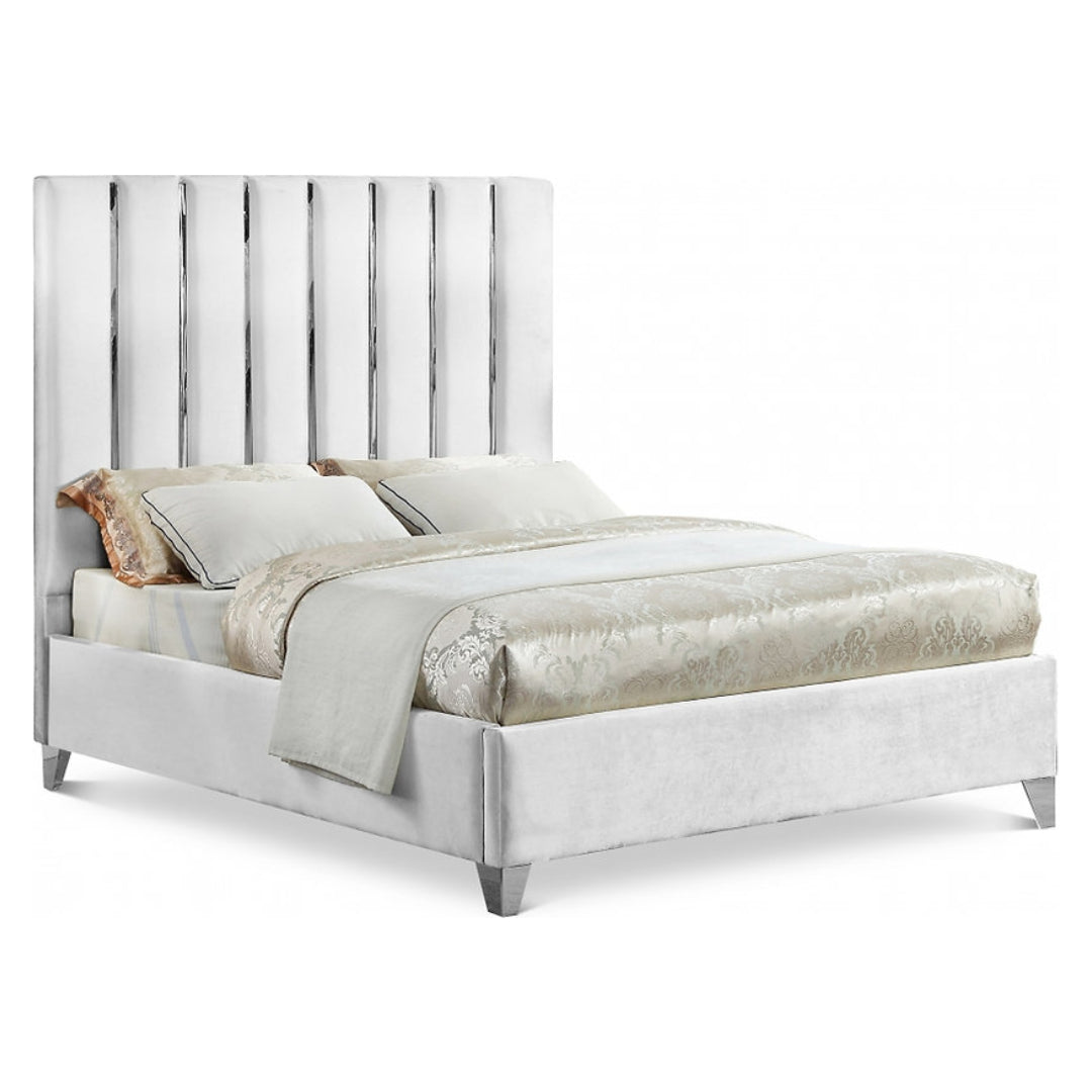 The Chrome Channel Design Features Velvet Bed – IF-5622