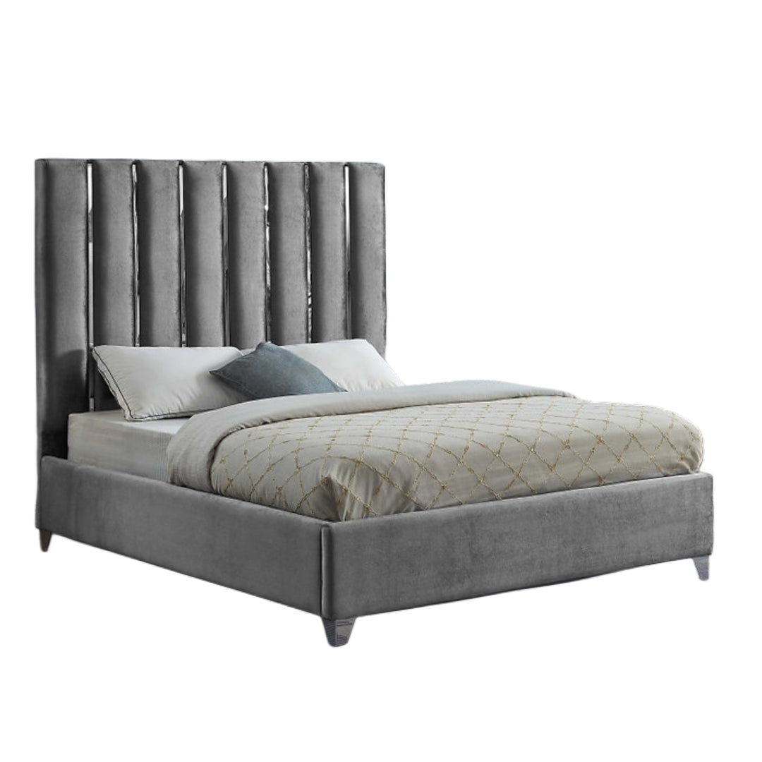 The Chrome Channel Design Features Velvet Bed – IF-5622