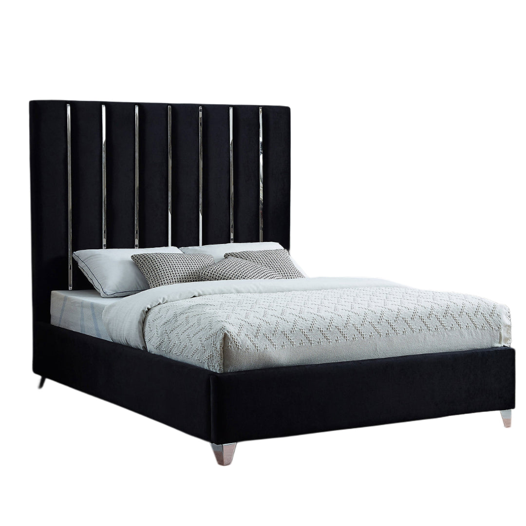 The Chrome Channel Design Features Velvet Bed – IF-5622