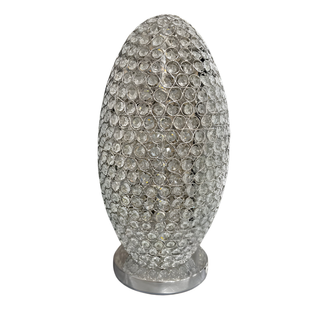 Dazzling Crystal Egg Table Lamp