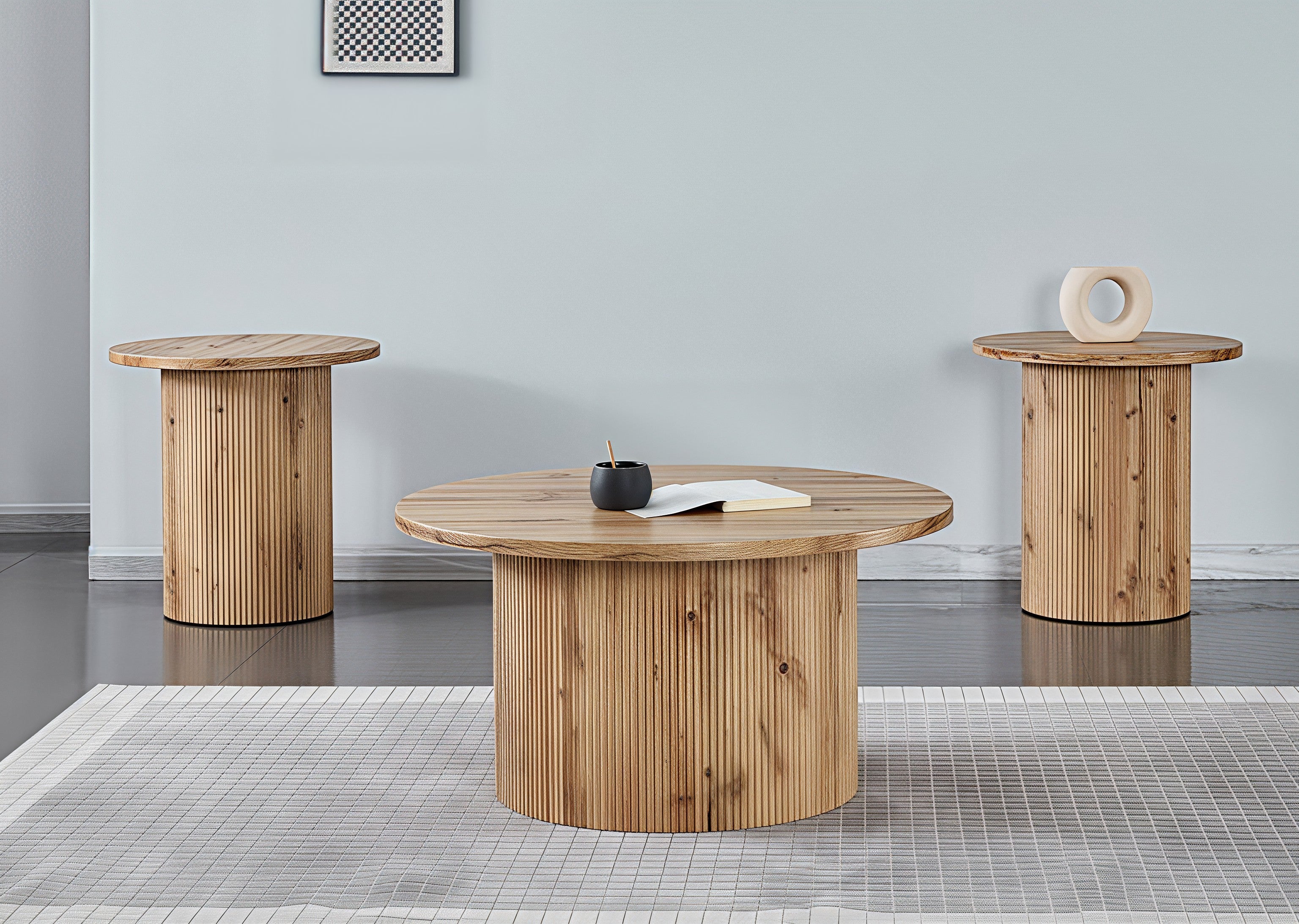 FLUVIA COLUMN™ – 3PC COFFEE TABLE SET – IF-2661