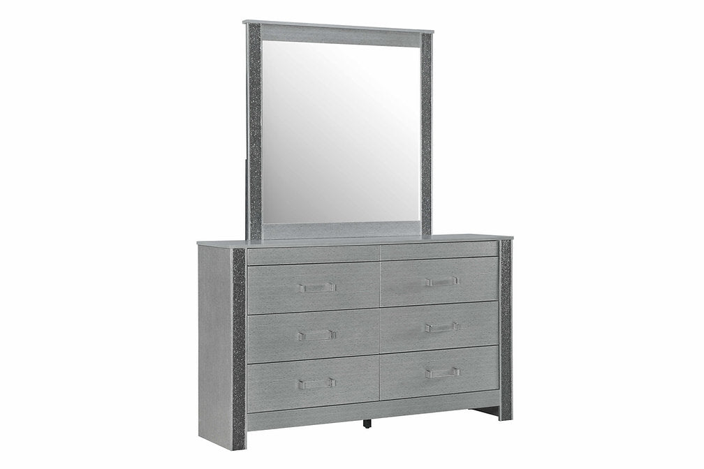 LOGAN-SILVER™ – 6-PIECE BEDROOM SET