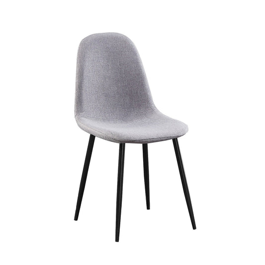 4-Piece Grey Fabric Chair Set – C-1745