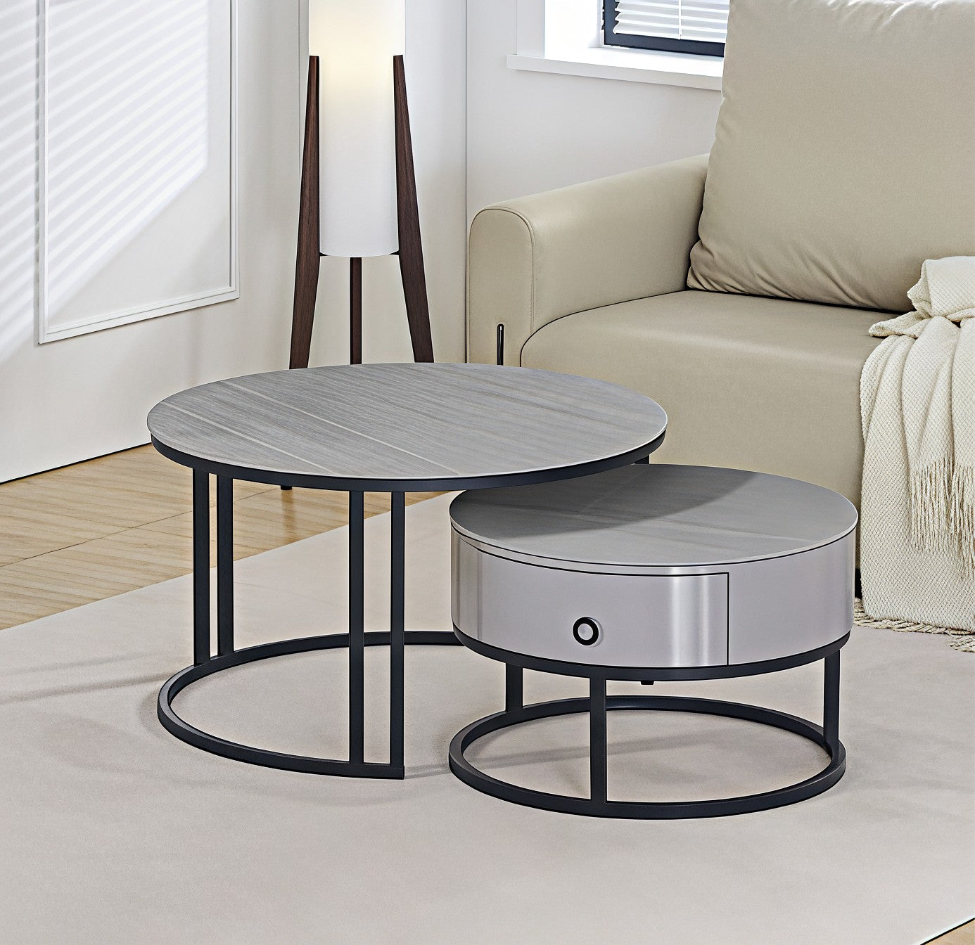 NOIRVA NEST™ – 2PC COFFEE TABLE SET – IF-2667