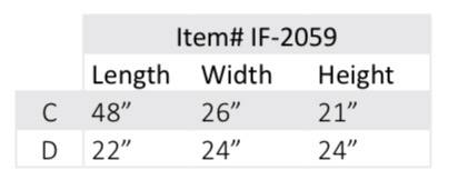 Ensemble de 3 tables basses – IF-2059