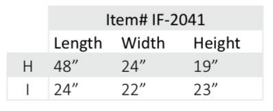 Ensemble de 3 tables basses – IF-2041