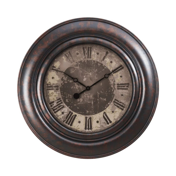 RUSTIQUE NOIR WALL CLOCK