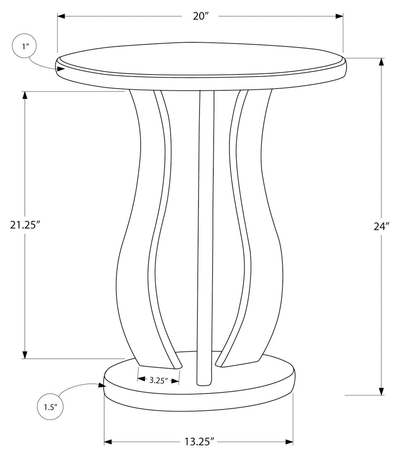 LUMIERA™ – ACCENT TABLE – I 3726 - Image 4