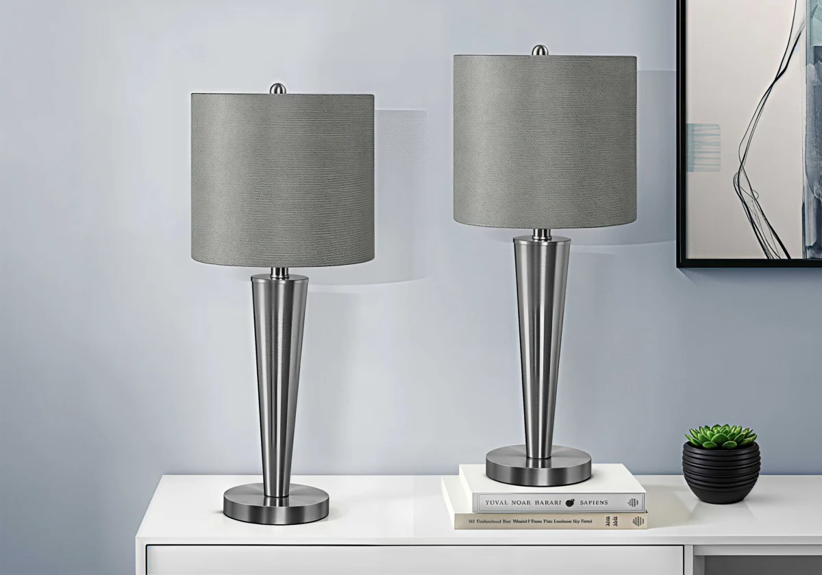 ALTERRA TAPER™ – MODERN TALL TABLE LAMP SET WITH USB (2-PIECE) – I 9643 - Image 4