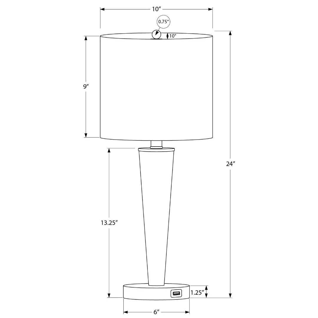ALTERRA TAPER™ – MODERN TALL TABLE LAMP SET WITH USB (2-PIECE) – I 9643 - Image 15