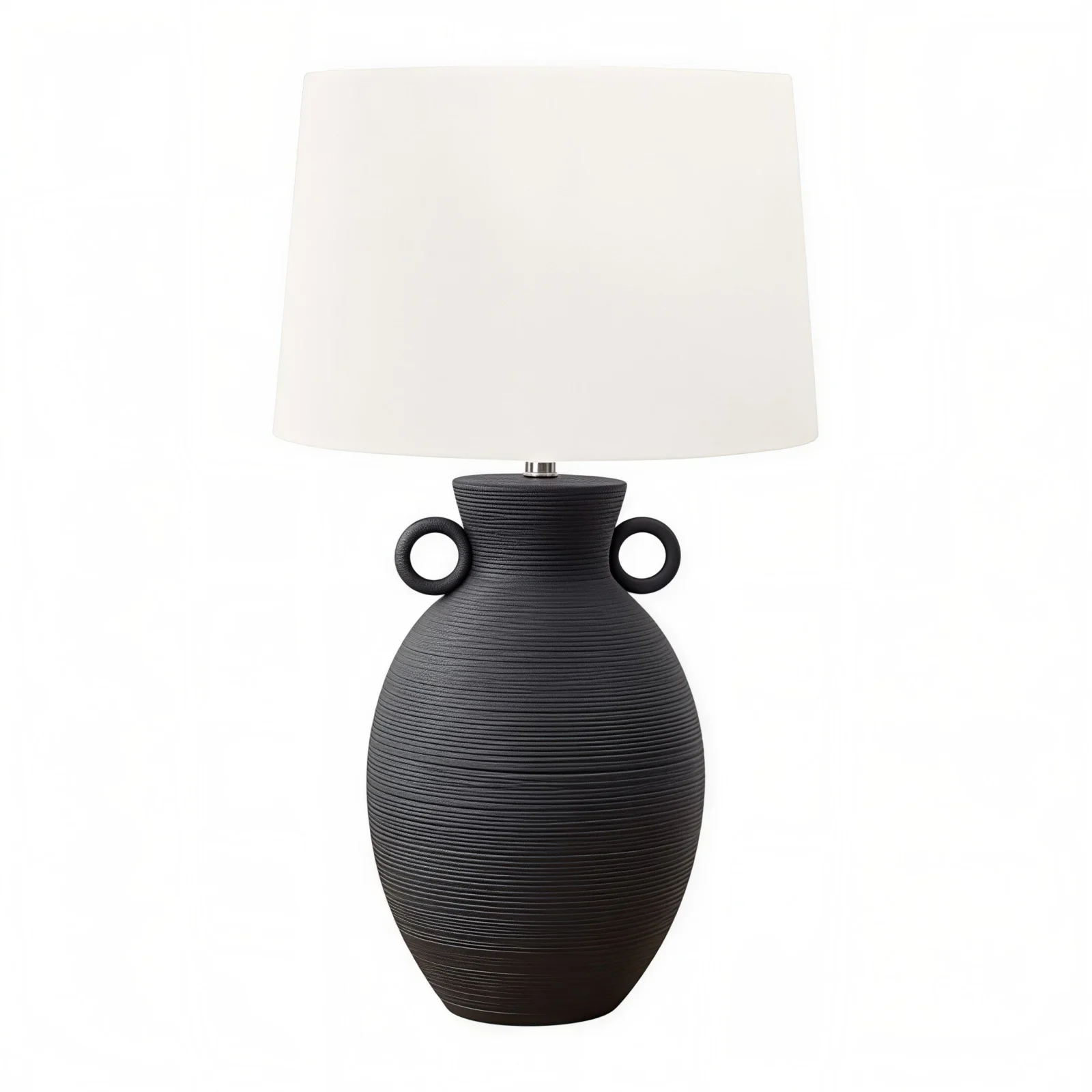 AMARA VESSEL™ – TEXTURED CERAMIC TABLE LAMP – I 9944