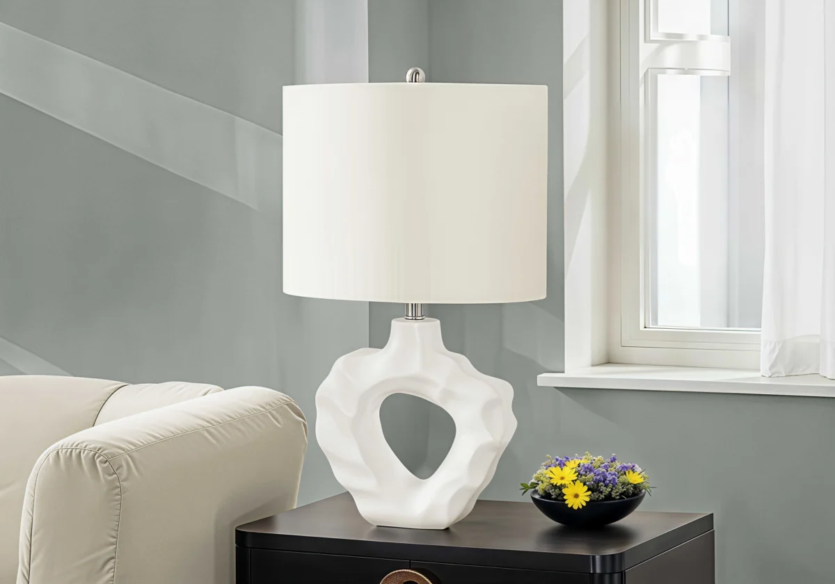 AURELION IVORY™ – SCULPTURAL MODERN TABLE LAMP – I 9727 - Image 2