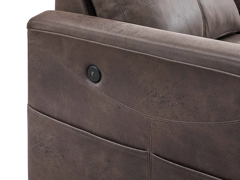AUREON™ – BROWN LEATHER SOFA BED SECTIONAL WITH STORAGE – IF-9075 - Image 7