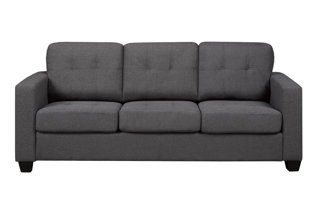 CANTERA CHARCOAL™ – CONTEMPORARY LINEN SOFA SET – T1173 - Image 3