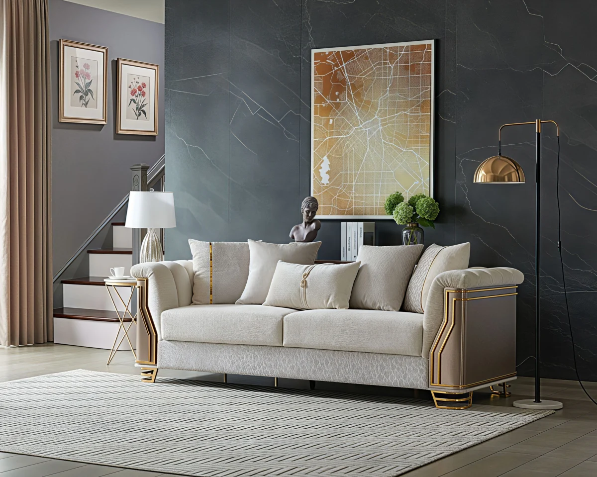 CHATEAU™ – MODERN ELEGANT SOFA SET – L8625 - Image 3