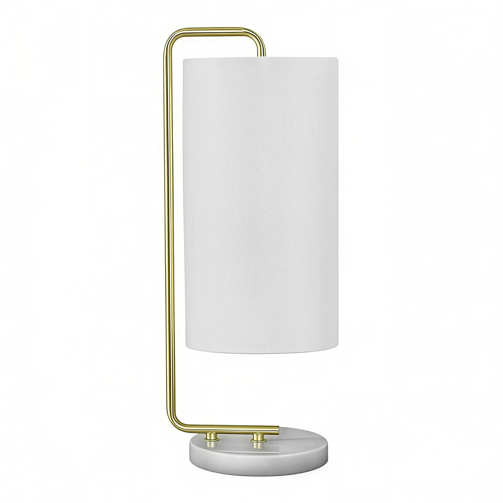 ELYSARA MARBLE™ – MODERN WHITE MARBLE TABLE LAMP – I 9636
