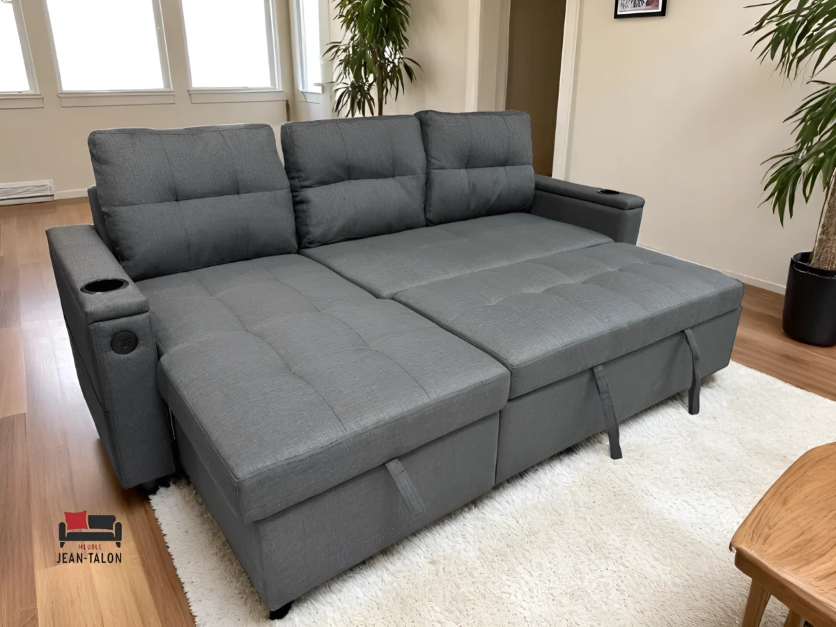 FlexiDream™ Modular Fabric Sofa Bed – 6142 - Image 3