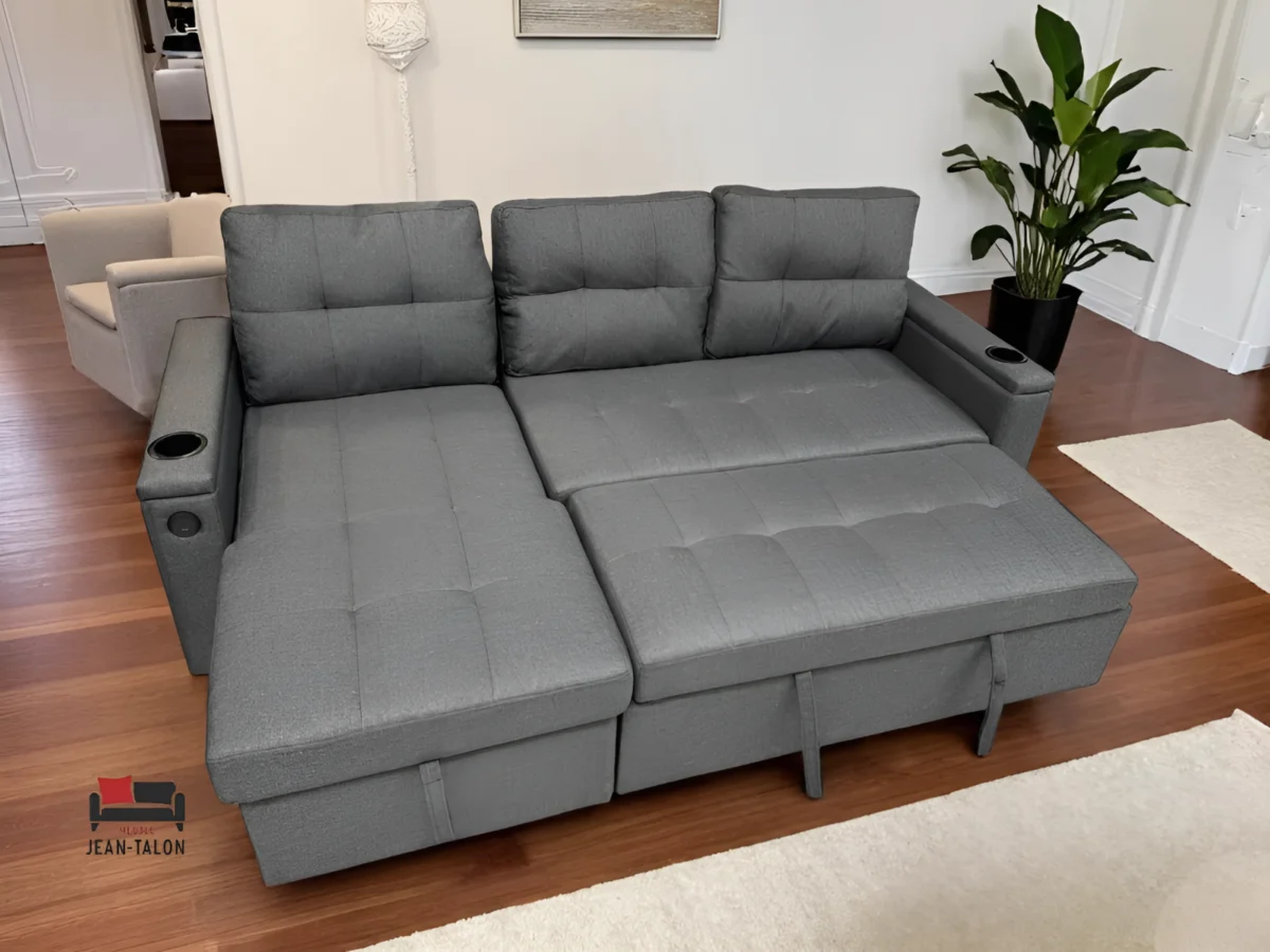 FlexiDream™ Modular Fabric Sofa Bed – 6142 - Image 5