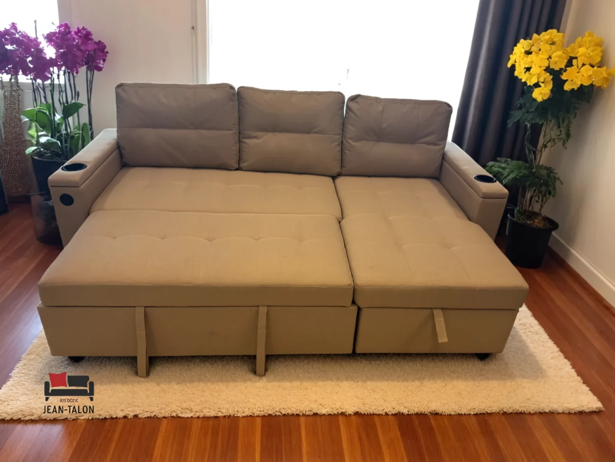 FlexiDream™ Modular Fabric Sofa Bed – 6142 - Image 7