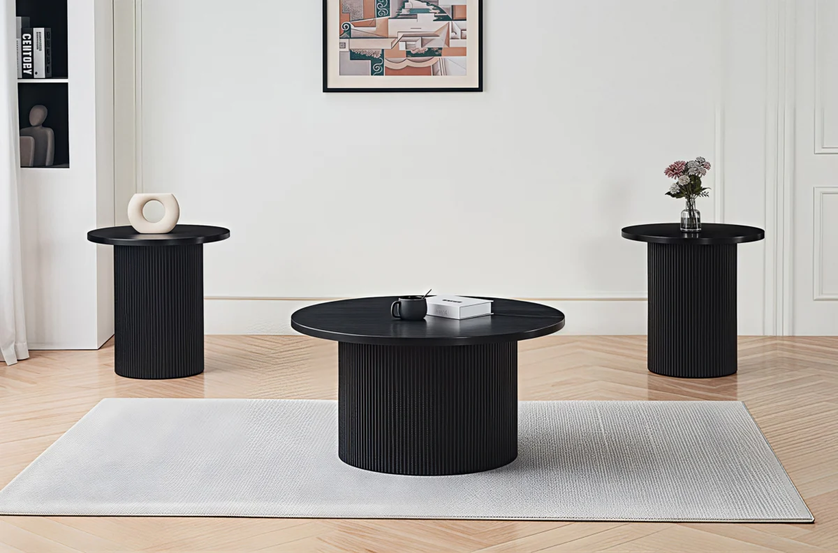 FLUVIA COLUMN™ – 3PC COFFEE TABLE SET – IF-2661 - Image 4