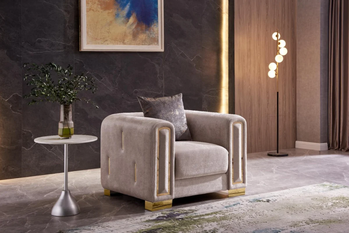 IMPREZA™ – MODERN VELVET SOFA SET – L1525 - Image 10