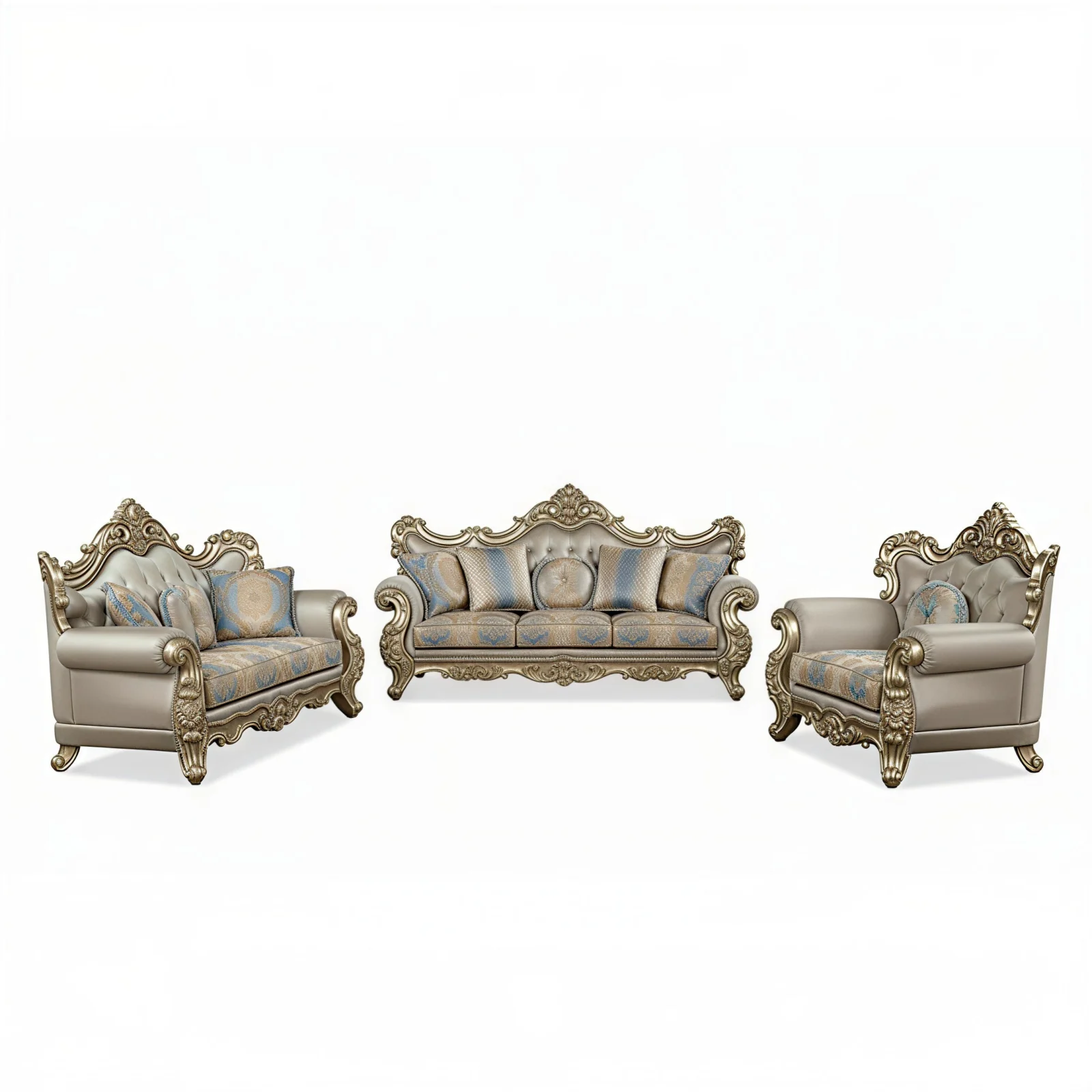 ISABELLA ROYALE™ – CLASSIC EUROPEAN LIVING ROOM SET – L1425