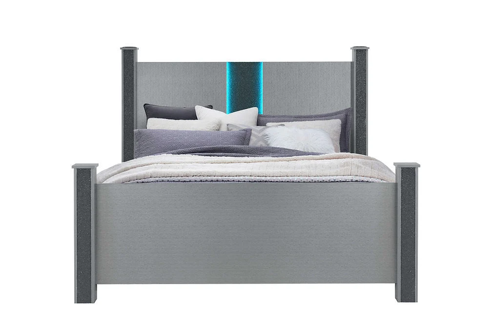LOGAN-SILVER™ – 6-PIECE BEDROOM SET - Image 4