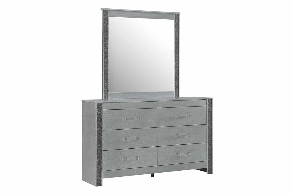 LOGAN-SILVER™ – 6-PIECE BEDROOM SET - Image 7