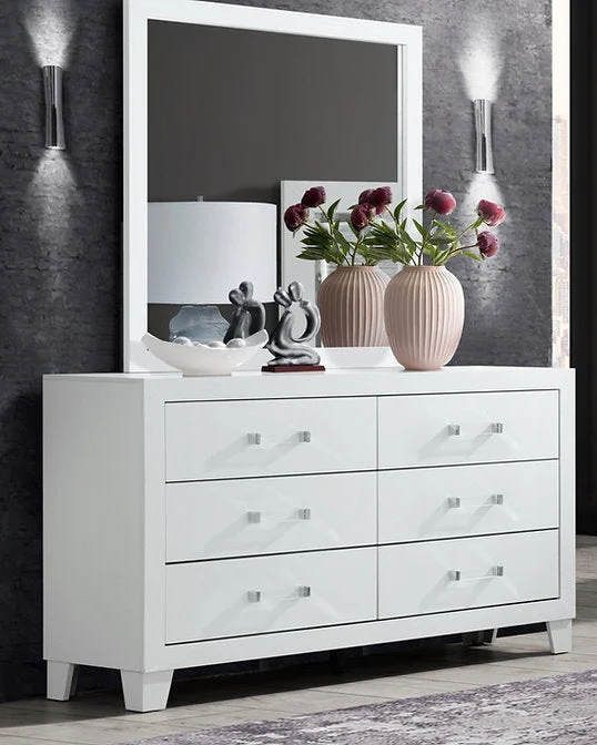 LUCIA-WHITE™ – 6-PIECE BEDROOM SET - Image 5