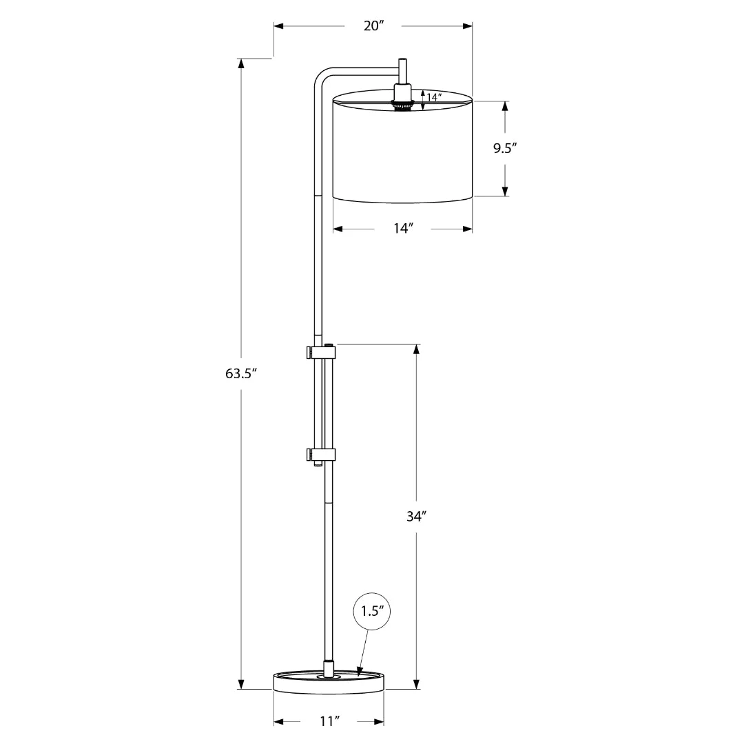 LUMÉRA NOX™ – MODERN ADJUSTABLE ARC FLOOR LAMP – I 9760 - Image 5