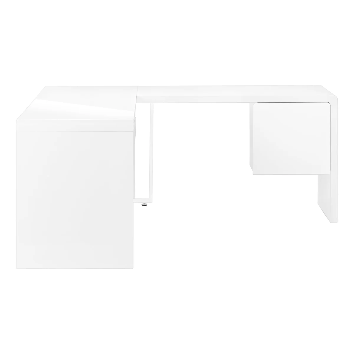 LUXARA CORNER™ – L-SHAPED HIGH GLOSS OFFICE DESK – I 7582 - Image 5