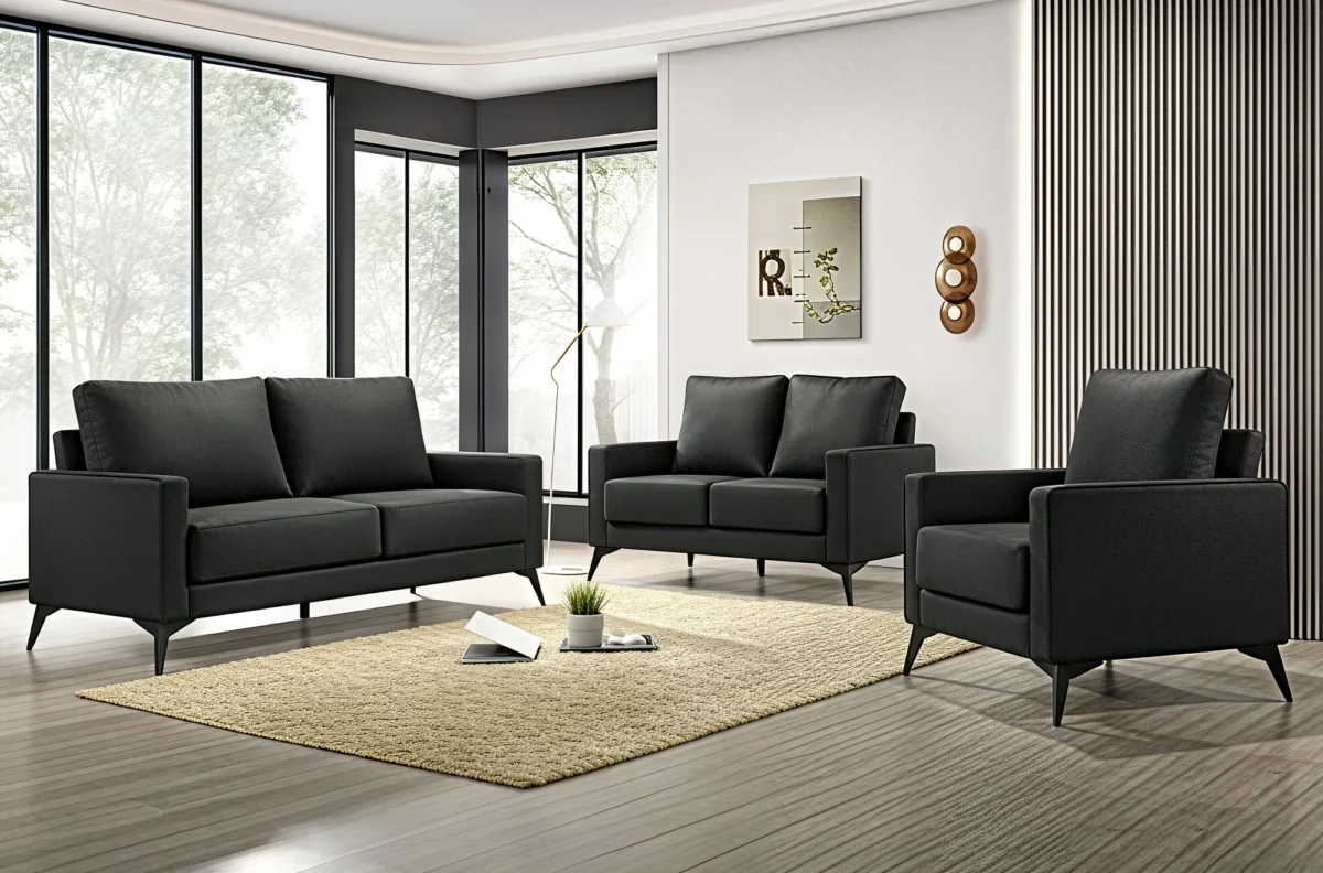 NOCTURA VÉRA™ – MODERN MEMORY FOAM SOFA SET – T1176 - Image 4