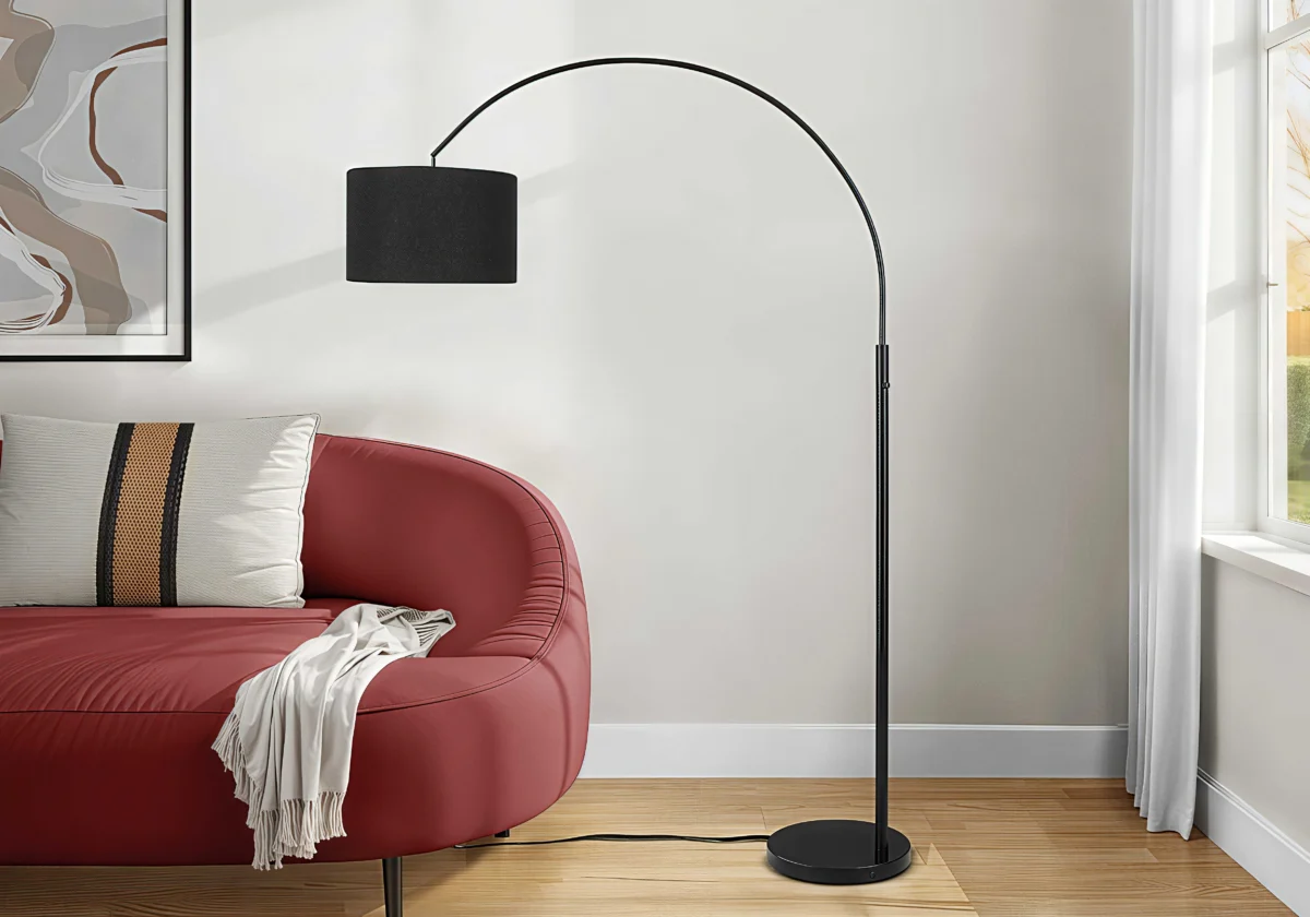 NOIRVA ARC™ – EXTRA-TALL MODERN ARC FLOOR LAMP – I 9641 - Image 3