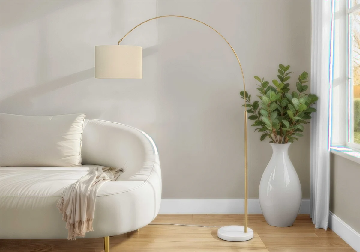 NOIRVA ARC™ – EXTRA-TALL MODERN ARC FLOOR LAMP – I 9641 - Image 4