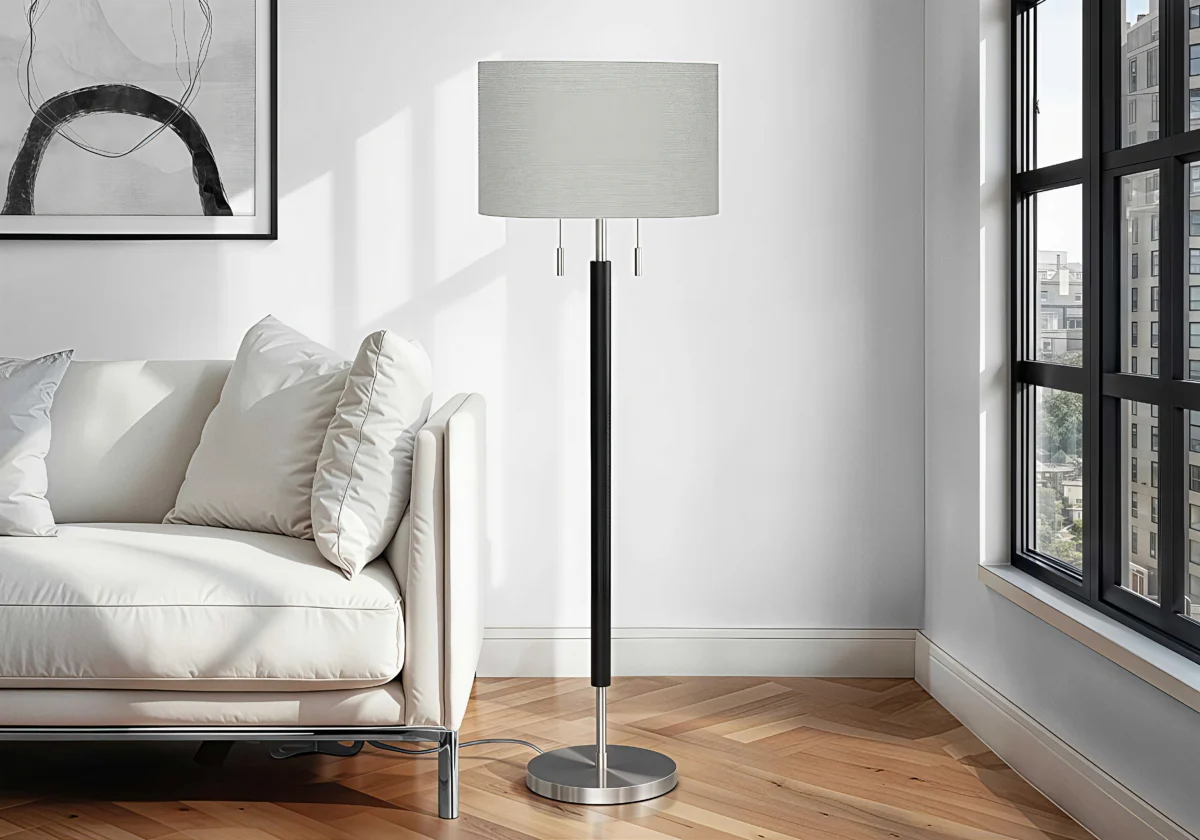 SILVANO DUAL™ – MODERN DOUBLE-LIGHT FLOOR LAMP – I 9748 - Image 2