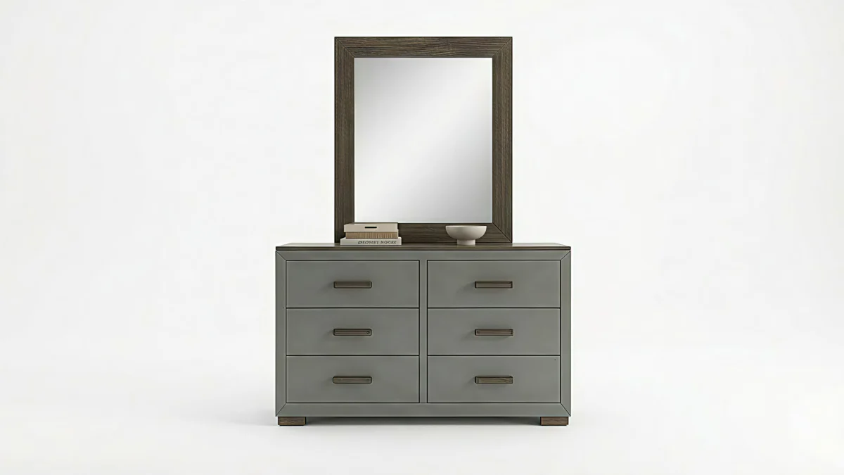 SKY GREY™ – 6-PIECE BEDROOM SET – IF-180 - Image 8