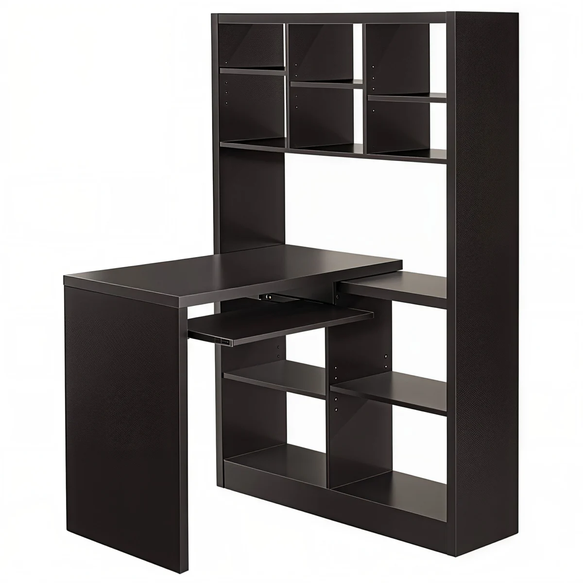 STRAVION™ – L-SHAPED CORNER COMPUTER DESK WITH BOOKCASE – I 7022 - Image 3