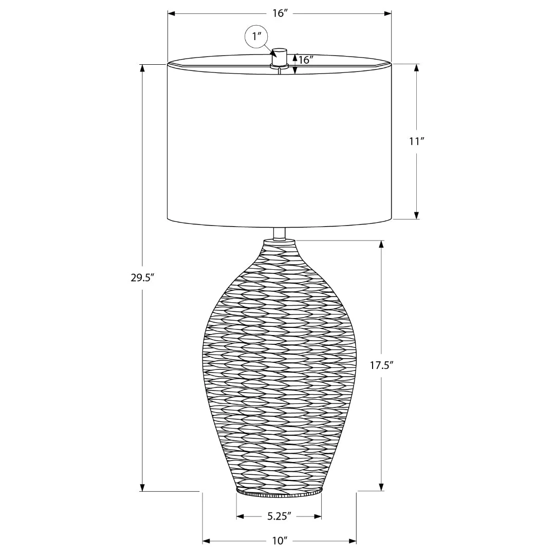 TERRA WEAVE™ – NATURAL RATTAN TABLE LAMP – I 9917 - Image 5